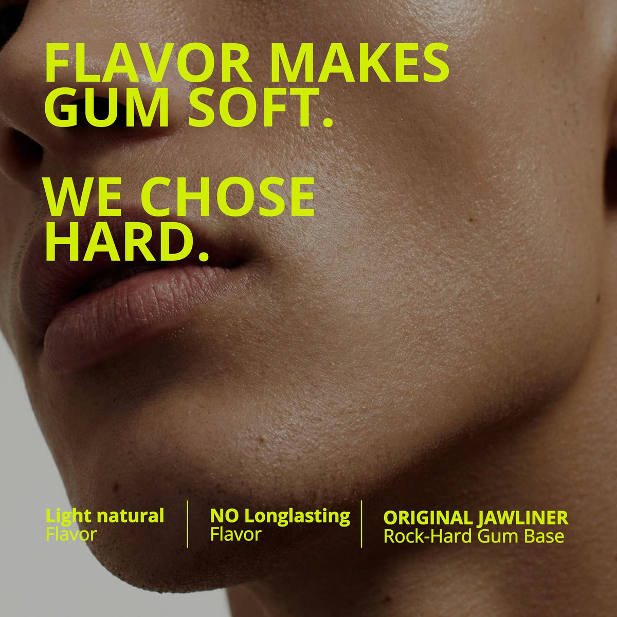 Jawliner used by doctors and orthodontists worldwide for jaw training.