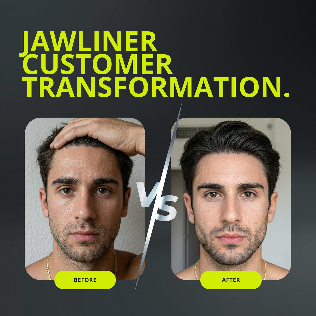 Jawliner natural gum texture close-up highlighting durable, firm bite.