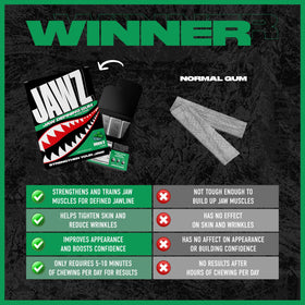 Jawz Gum Mint shown with boxing gloves for training-oriented use.