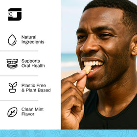 Close-up of Jawzrsize OG Mastic Gum texture for jaw exercises