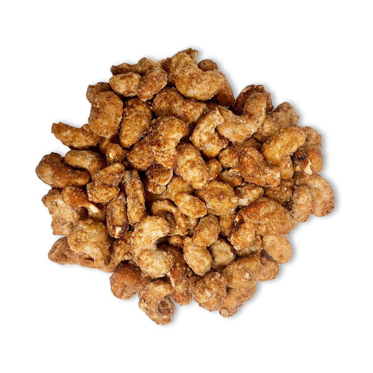 Kettle-cooked texture highlights premium crunch in Jaybee's cashews.