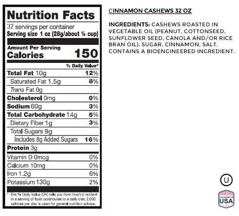 Grab-and-go snack time with Jaybee's Cinnamon Toffee Cashews.