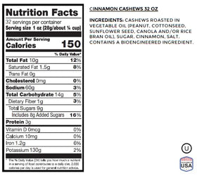Grab-and-go snack time with Jaybee's Cinnamon Toffee Cashews.