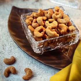 Cashews ready to be used as a baking ingredient for festive treats