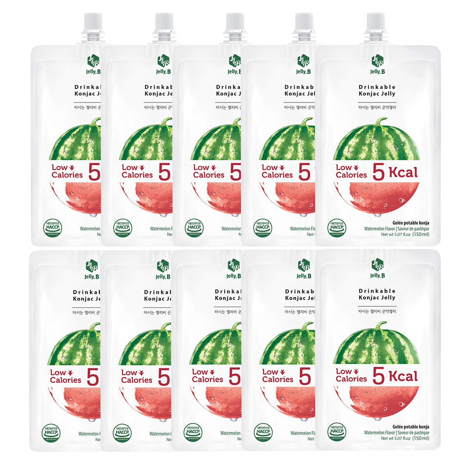 Jayone Jelly.B Watermelon packaging for on-the-go convenience.