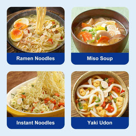 Jayuss packaging with non-GMO, new-season ingredients for mindful meals.