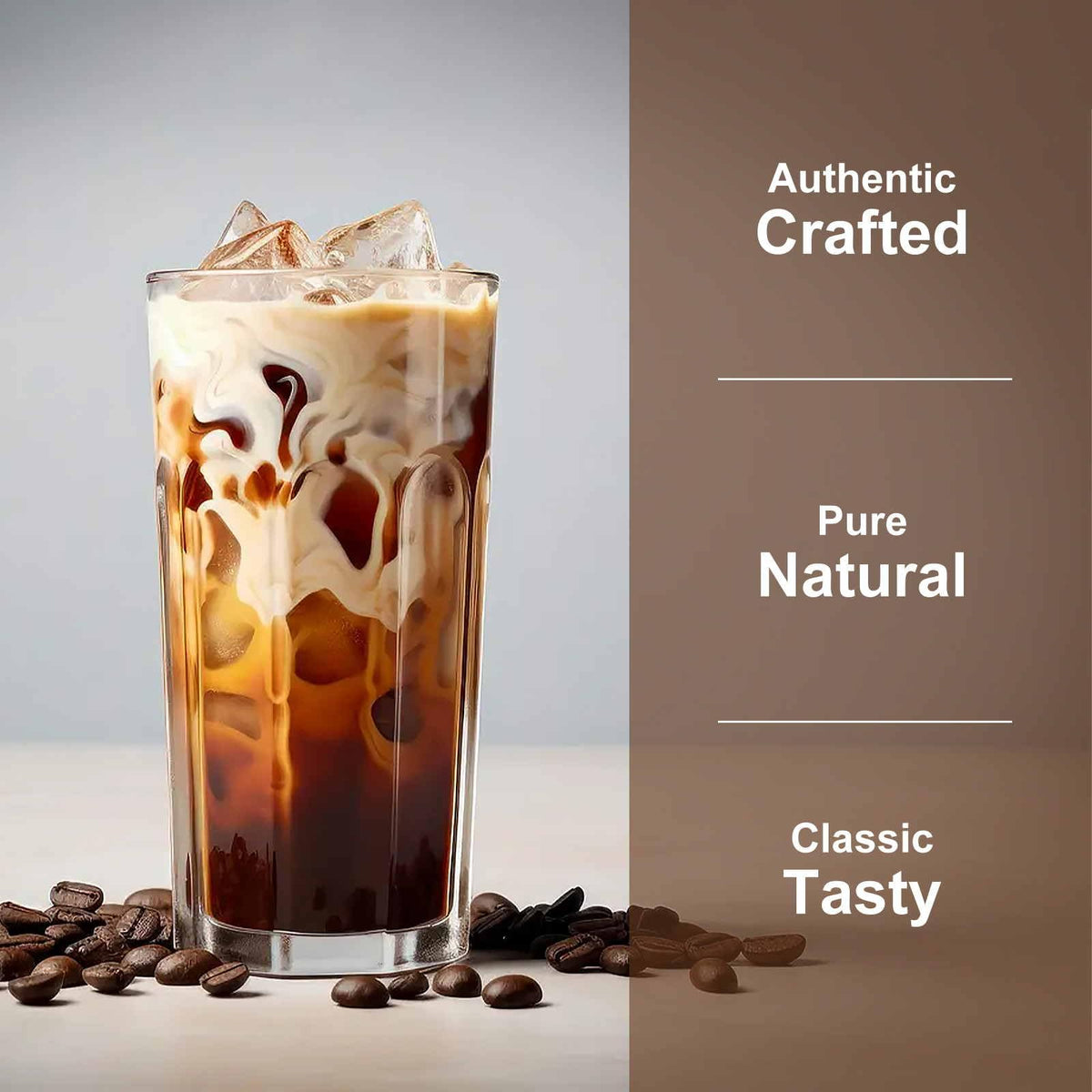 Jayuss Protein Coffee Powder poured into mug for a customizable morning drink.