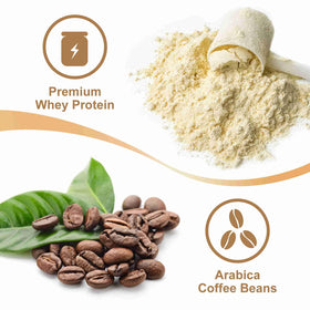 Jayuss Protein Coffee Powder shake cup, convenient post-workout fuel.