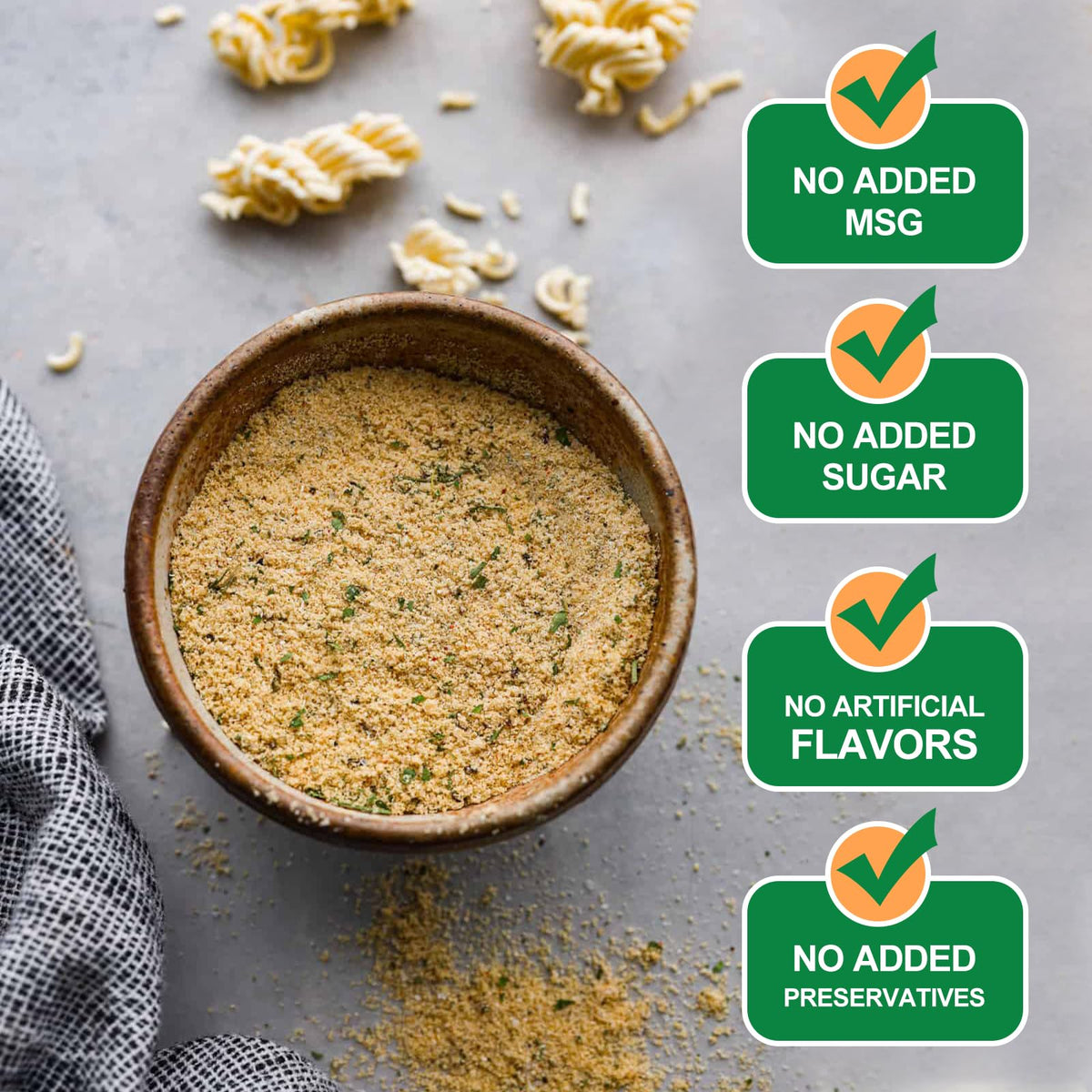 Jayuss ramen seasoning gluten-free label indicates non-GMO, dairy-free, and soy-free options.