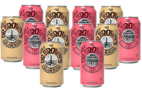 Dr. Browns Diet Cream Soda can highlights crisp vanilla cream flavor for a refreshing sip.