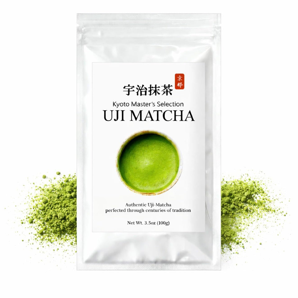 JEAU CHAU Uji Matcha packaging highlights premium color and freshness for daily use