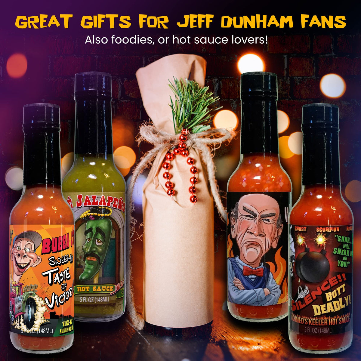Chili bowl finished with Jeff Dunham Achmed's Keeler Hot Sauce.