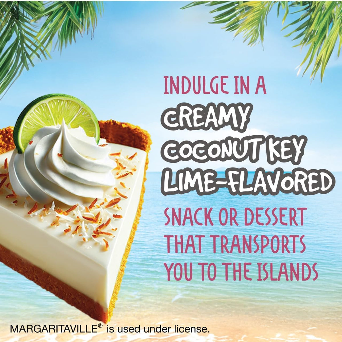 JEL SERT Margaritaville coconut key lime pudding used as a pie filling base.