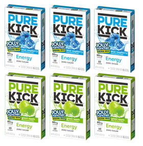 JEL SERT Pure Kick blue raspberry box ready for on-the-go energy