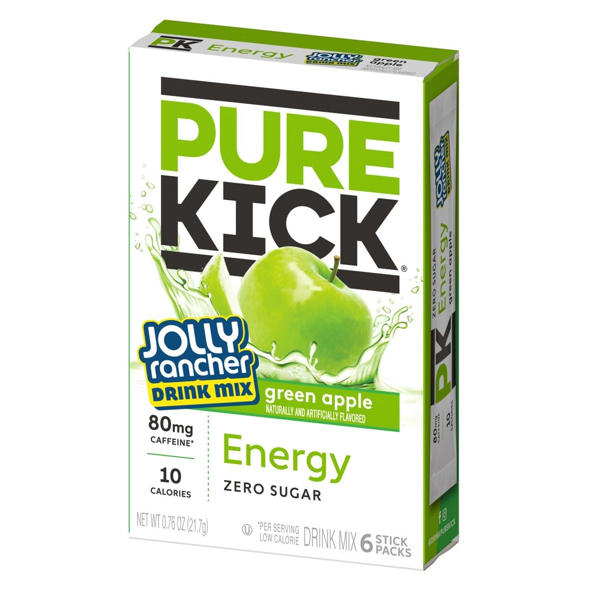 JEL SERT Pure Kick green apple box supplies a refreshing boost