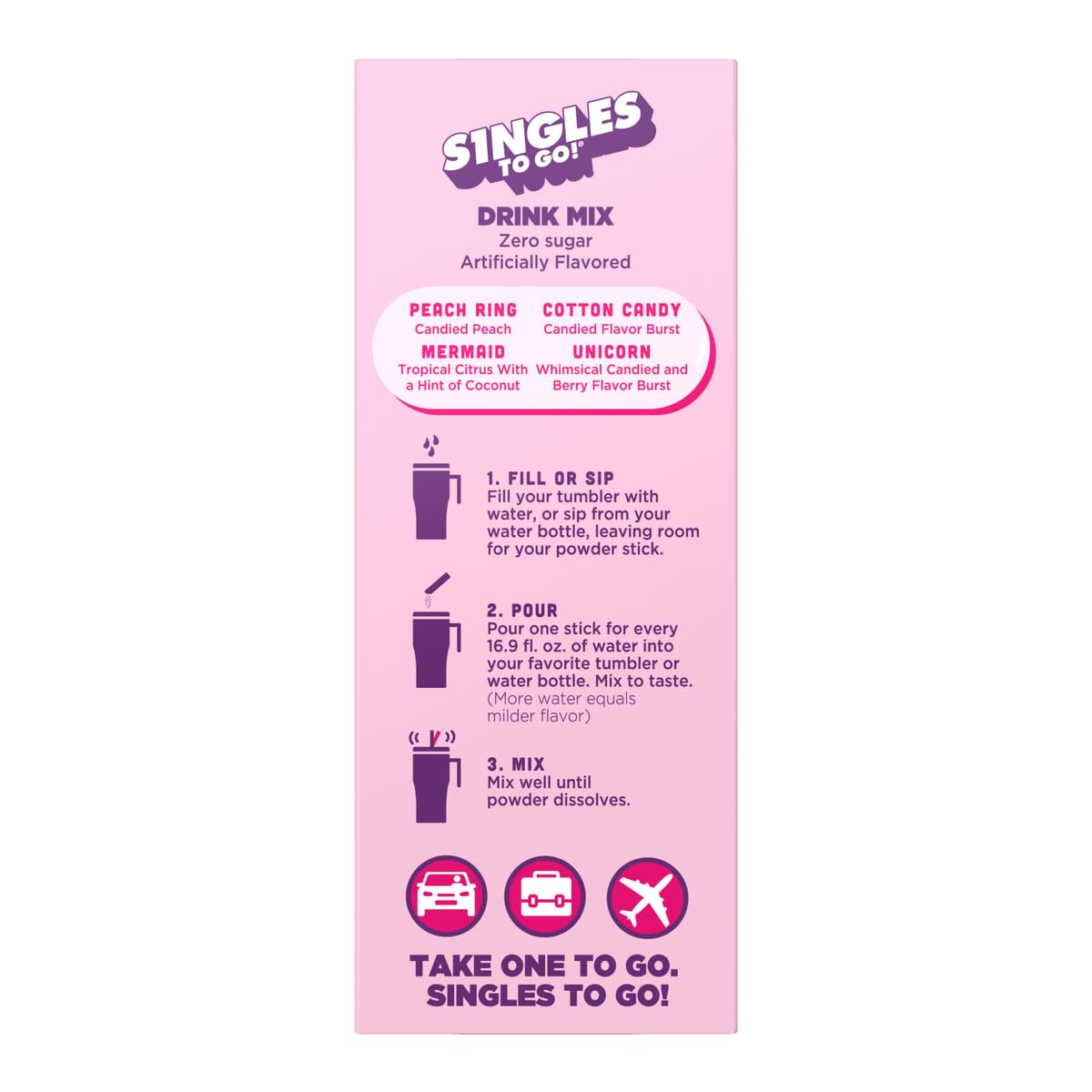 Wyler's Light strawberry lemonade packets ideal for on-the-go thirst.