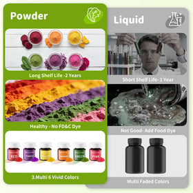 Jelife six-glass jars packaging keeps colors organized and ready to use.
