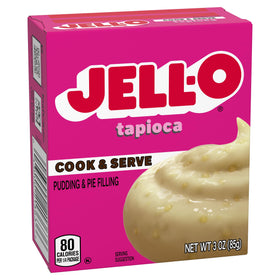 Fat-free Jell-O tapioca pudding dessert mix offers a lighter option