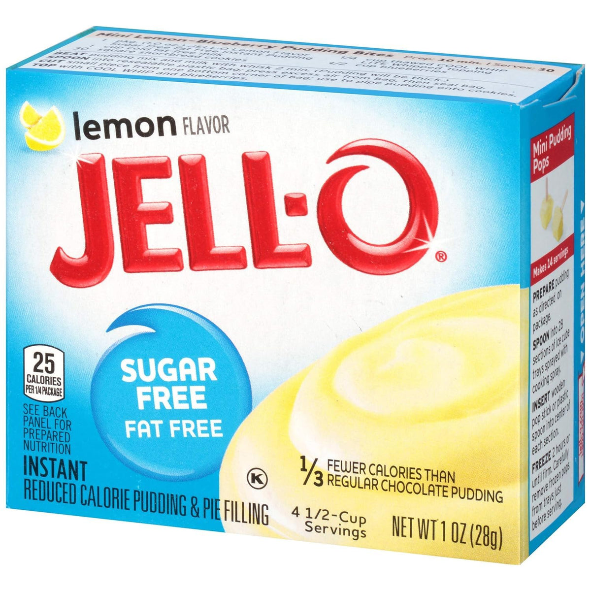 Whisking Jell-O Lemon Pudding with cold milk for quick set