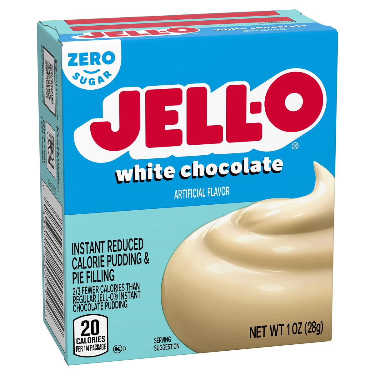White chocolate pudding used in poke cake assembly.