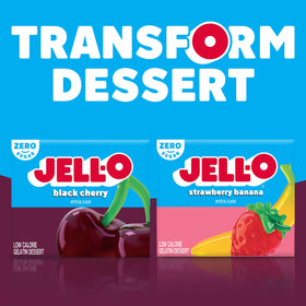 Jell-O packaging close-up showing the 24-box pack for family desserts.