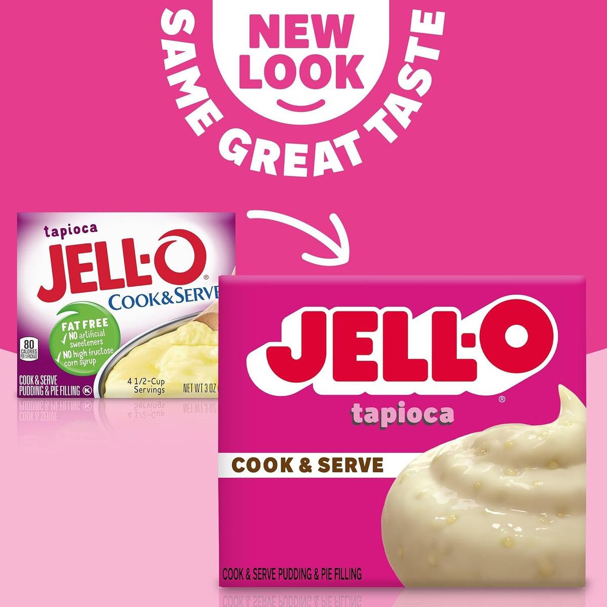 Stirring the Jell-O Tapioca pudding mix before boiling on the stove.