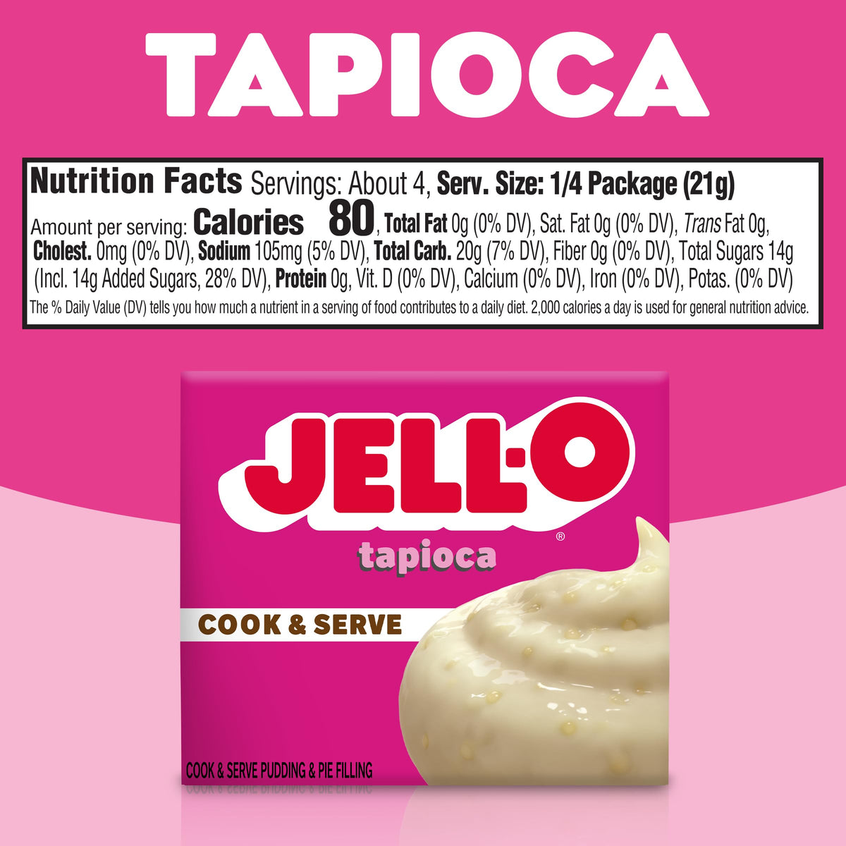 Pie filling base using Jell-O tapioca pudding mix