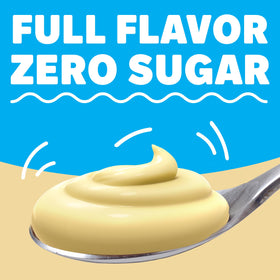 Vanilla pudding dessert cup highlighting smooth flavor