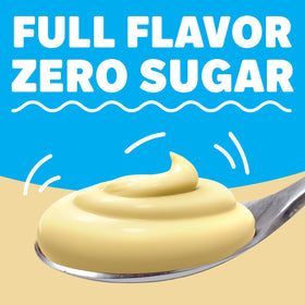 Topped with fruit, Jell-O vanilla pudding adds color.