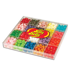 Jelly Belly 20-flavor gift box front view, ideal for gifting and tasting parties.