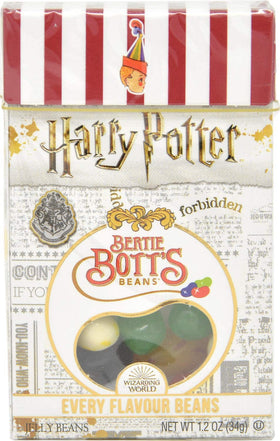 Close-up of Bertie Bott's Beans variety, showcasing colorful flavors for tasting adventures.