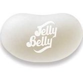 Jelly Belly Coconut Jelly Beans closeup highlights real coconut flavor