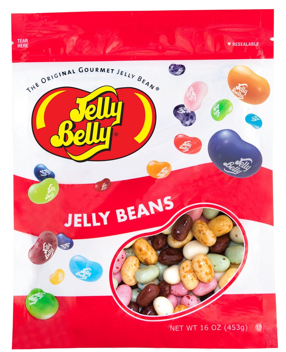 Jelly Belly Cold Stone Mix bag on display for easy snacking