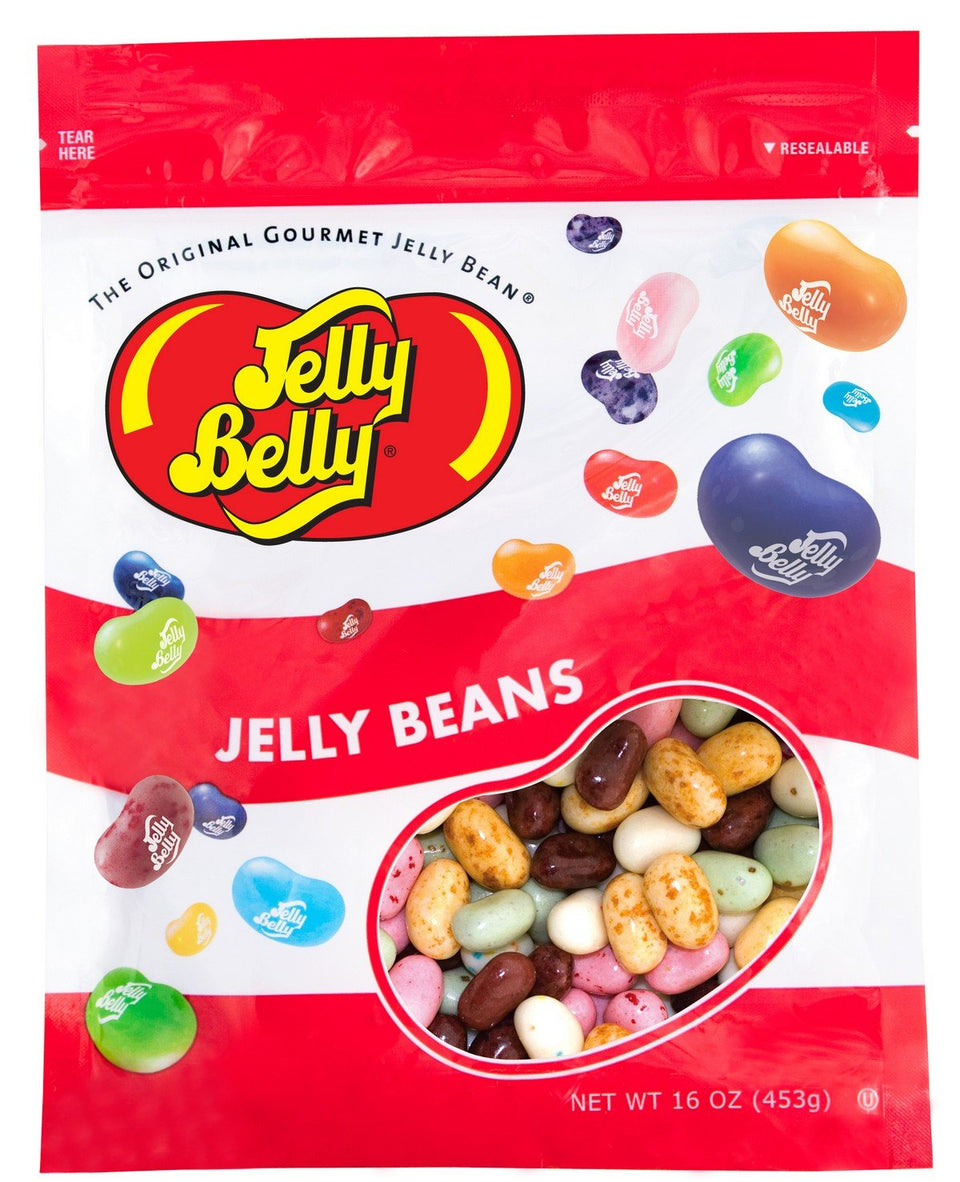 Jelly Belly Cold Stone Mix bag on display for easy snacking