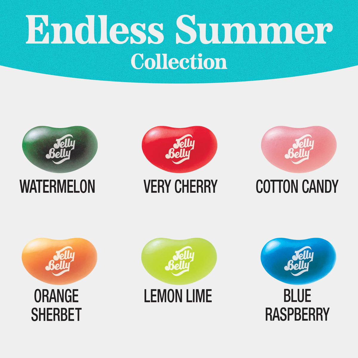 Jelly Belly Endless Summer Cotton Candy jelly beans offer fluffy sweetness for parties
