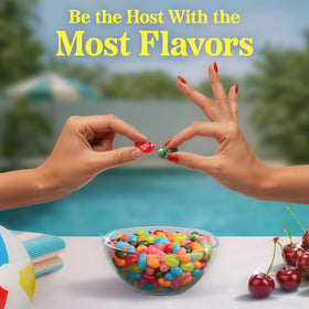 Jelly Belly Endless Summer Orange Sherbet jelly beans offer citrus-creamy notes for refreshment