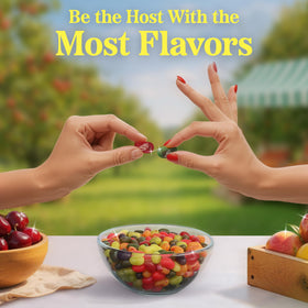 Jelly Belly Farmstand Strawberry Jam flavor closeup ideal for party trays and gifting.