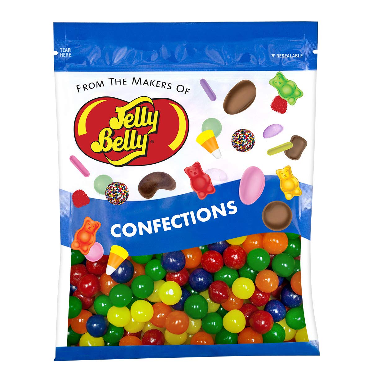 Jelly Belly Fruit Sours bag 16oz ready for snacking.