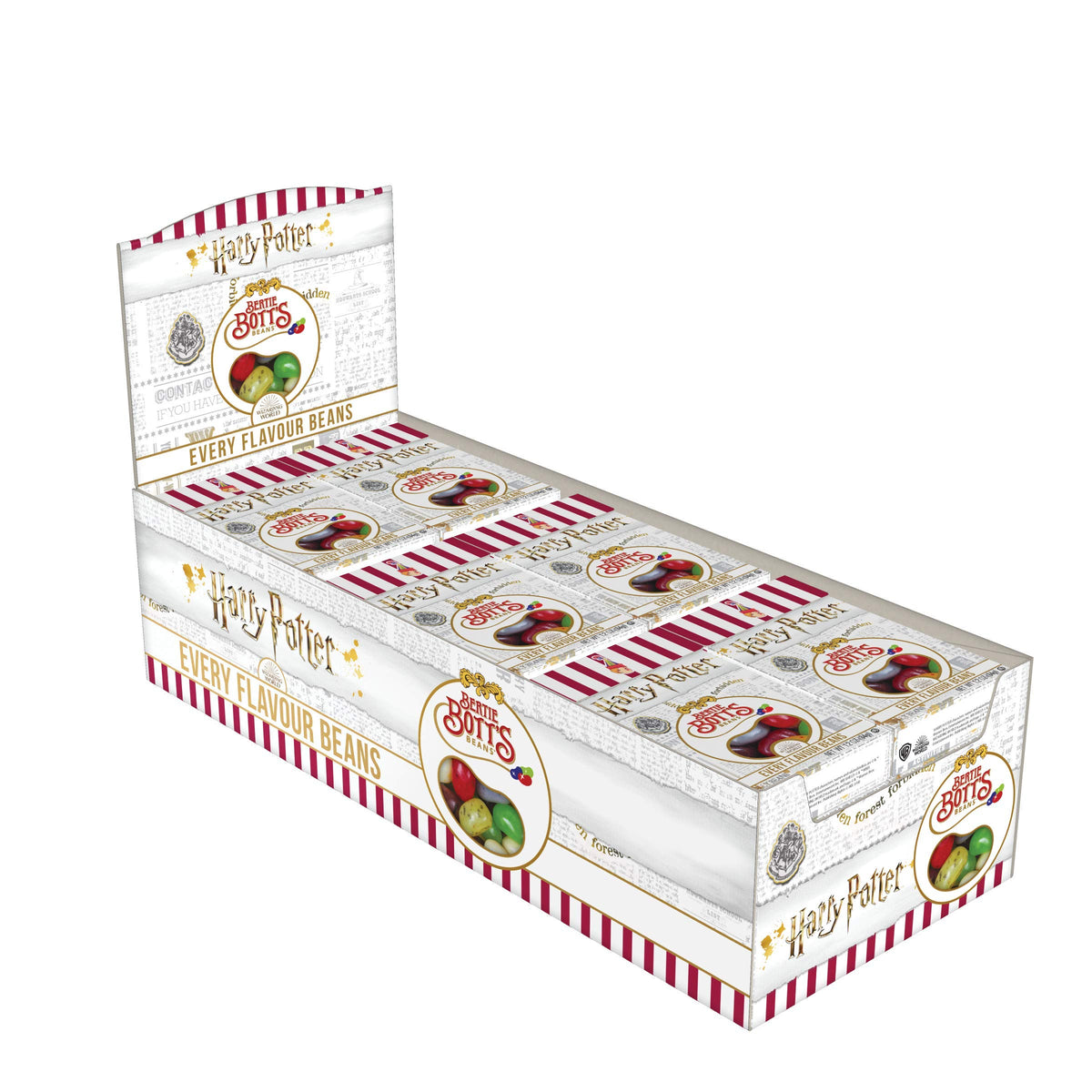 Jelly Belly Bertie Bott's assortment; bold flavors for gatherings.