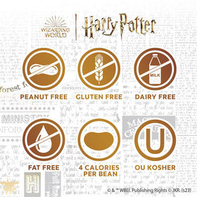 Jelly Belly Bertie Bott's Beans box with Harry Potter branding enhances gift appeal.