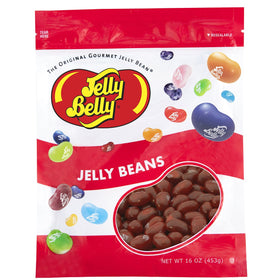 Jelly Belly Raspberry Jelly Beans bag with resealable packaging for freshness.