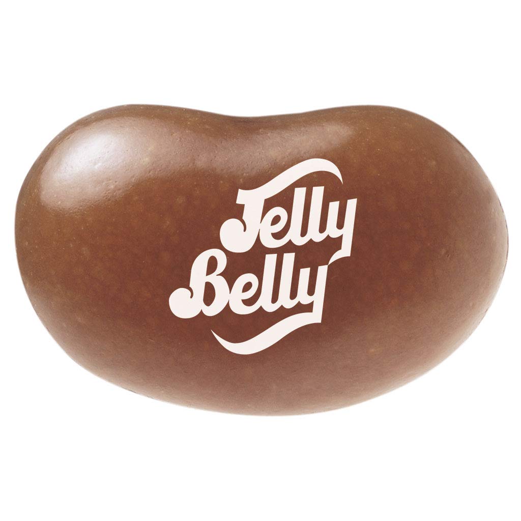 Close-up of Jelly Belly Root Beer beans showcasing true A&W flavor.