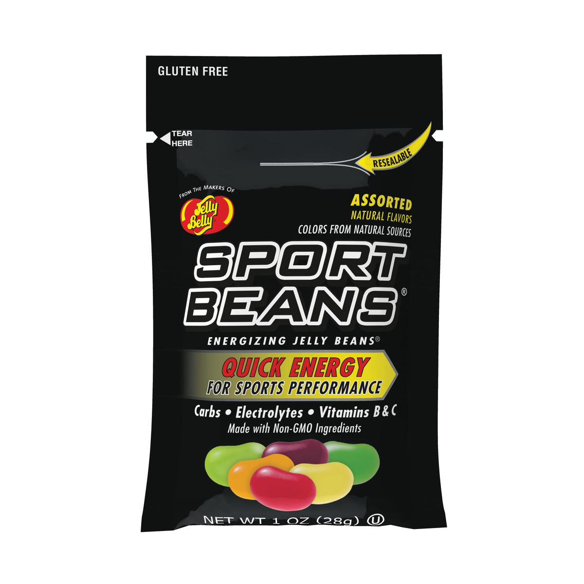 Jelly Belly Sport Beans energizing pack ready for workouts and on-the-go fueling