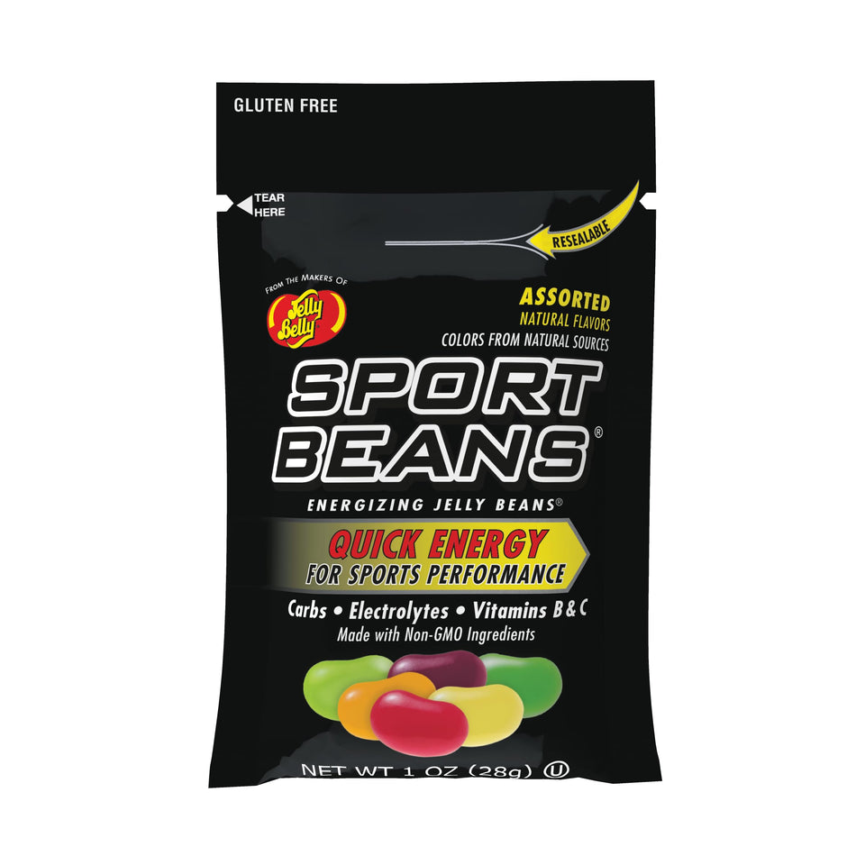 Jelly Belly Sport Beans energizing pack ready for workouts and on-the-go fueling