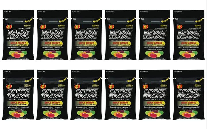 Jelly Belly Sport Beans Orange pack for quick energy during workouts.