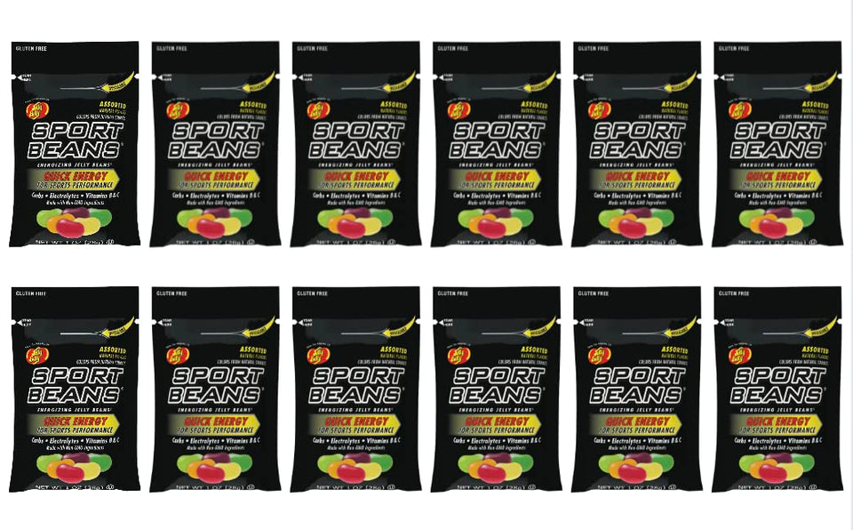 Jelly Belly Sport Beans Orange pack for quick energy during workouts.