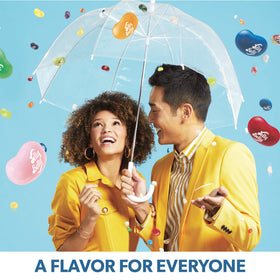 Jelly Belly Sugar Free allergen label confirms kosher, gluten-free, peanut-free status