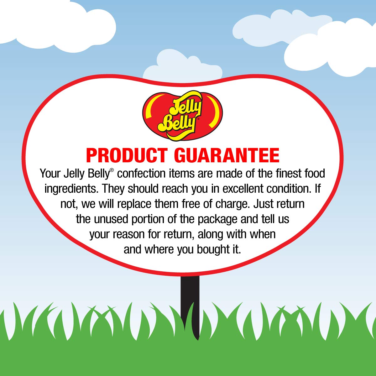 Jelly Belly Sunkist Fruit Gems Box side view highlighting five flavors