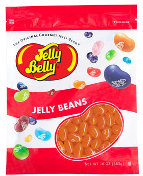 Jelly Belly Sunkist Orange jelly beans in a resealable bag for freshness