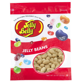 Jelly Belly Toasted Marshmallow jelly beans in a resealable bag for lasting freshness
